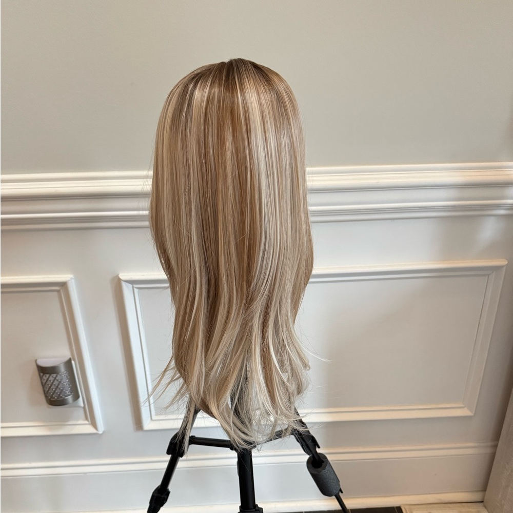 JB EXTENSIONS MULLER LIGHT MIXED BLONDE WITH TAGS, MIDDLE PART - Picture 4 of 4